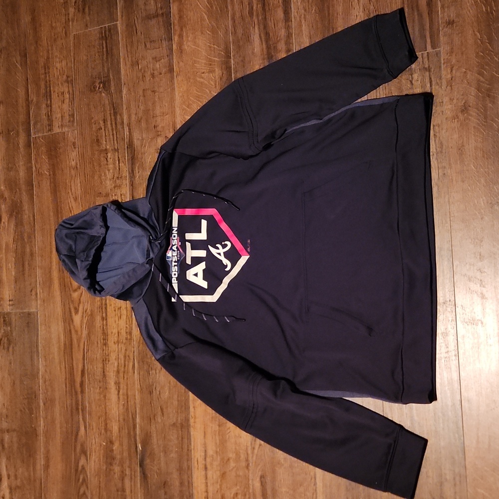 Men Atlanta Braves Postseason 2019 Authentic Majestic hoodie
